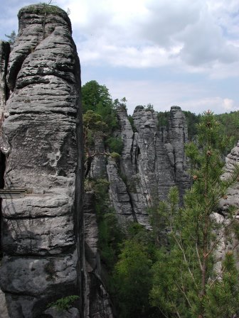 Rock formations in the Bastei